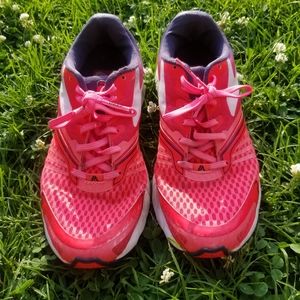 Brooks running shoe hot pink